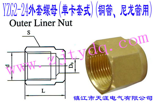 YZG2-24ĸ(οʽ)(~)Outer Liner Nut