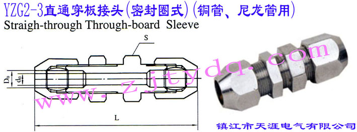 YZG2-3ֱͨ^(ܷȦʽ)(~)Straight-through Through-board Sleeve