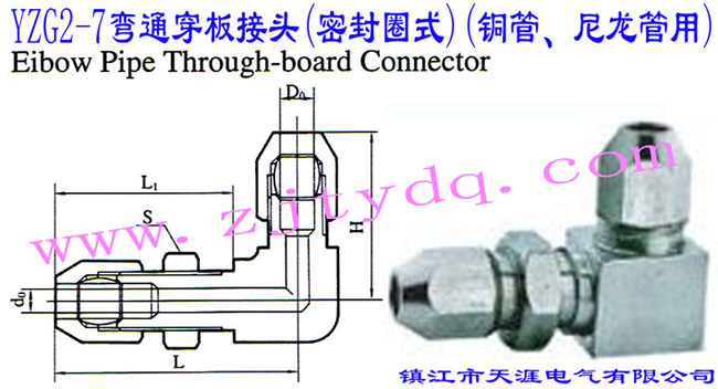 YZG2-7ͨ^(ܷȦʽ)(~)Elbow Pipe Through-board Connector